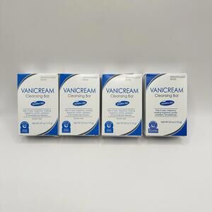 4 Pack Vanicream Cleansing Bar 3.9oz Sensitive Skin Soap